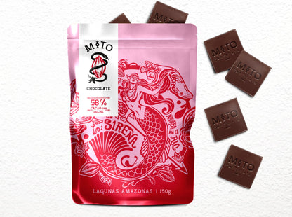 Doypack Mito al 58% de Cacao con Leche